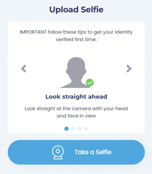 Candidate upload selfie